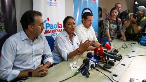 Revolución Ciudadana se impone en las elecciones municipales de Ecuador - ảnh 1
