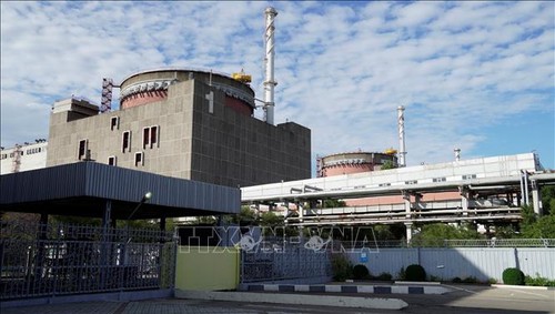Delegación de AIEA visita central nuclear de Zaporiyia - ảnh 1