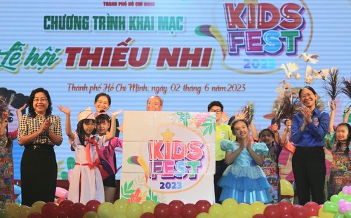 Celebran primer festival de la infancia en Ciudad de Ho Chi Minh  - ảnh 1
