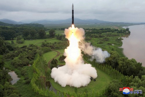 G7 condena prueba de misil balístico de Corea del Norte  - ảnh 1