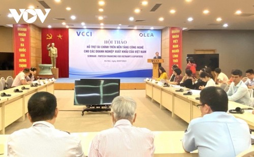 Seminario sobre el apoyo financiero en plataformas tecnológicas para exportadores vietnamitas - ảnh 1