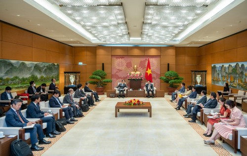 Jefe del Parlamento de Vietnam recibe al presidente del banco japonés JBIC - ảnh 1