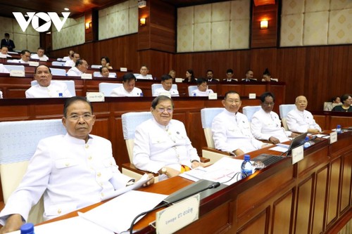 Camboya aprueba composición del nuevo aparato de la Asamblea Nacional y del Gobierno - ảnh 1