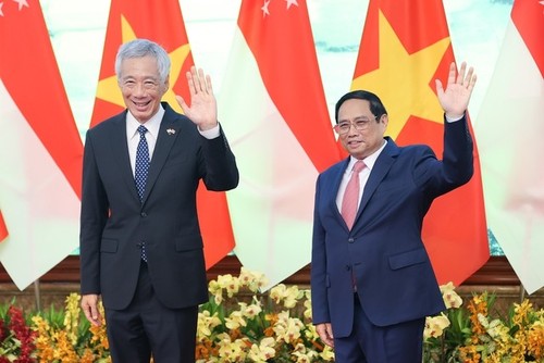 Primer ministro de Singapur finaliza visita oficial a Vietnam - ảnh 1