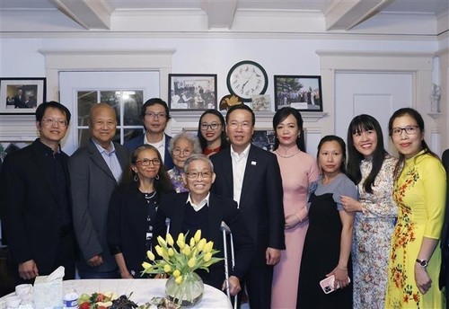 Líder vietnamita sostiene encuentro con representantes de la comunidad vietnamita en Estados Unidos - ảnh 1