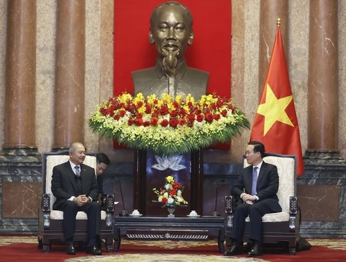 Vo Van Thuong recibe al Viceprimer Ministro de Laos - ảnh 1