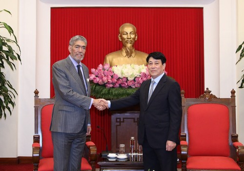 Dirigente partidista de Vietnam recibe a delegación del Movimiento Izquierda Unida de Dominicana - ảnh 1