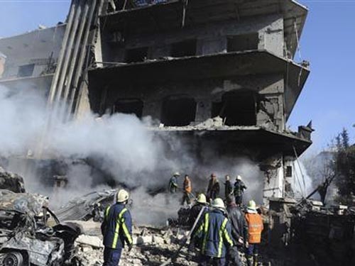 叙利亚发生两起爆炸事件，造成120人死伤 - ảnh 1