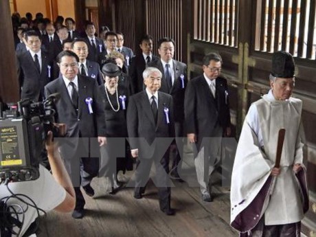 中国和韩国反对日本领导人参拜靖国神社 - ảnh 1