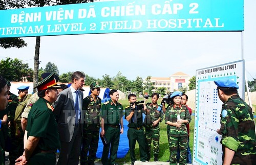 越南一号二级野战医院设备安装与训练活动结束 - ảnh 1
