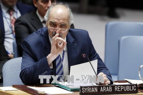 美英法空袭叙利亚：叙利亚常驻联合国代表贾法里予以强烈谴责 - ảnh 1