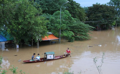 越南中部各省集中克服洪灾影响 - ảnh 1