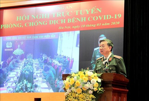 越南公安部举行视频会议  防范新冠肺炎疫情 - ảnh 1