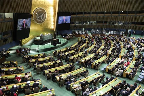 阿富汗驻联合国代表团退出联大会议发言 - ảnh 1