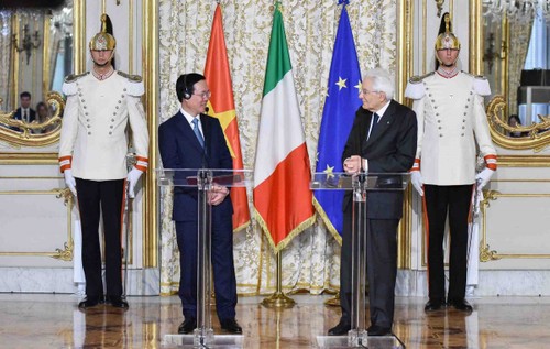 意大利在越南国家主席访问期间通过《越欧投资保护协定》 - ảnh 1