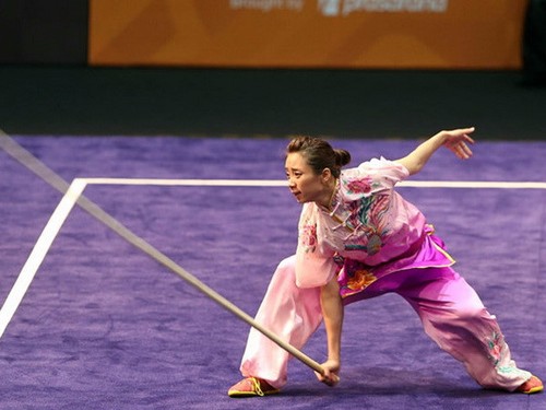 Duong Thuy Vi remporte de l’or au championnat mondial de wushu 2017 - ảnh 1