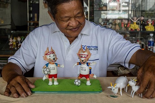 Nguyên Thanh Tâm et sa collection de mascottes à partir de coquilles d’œufs - ảnh 4