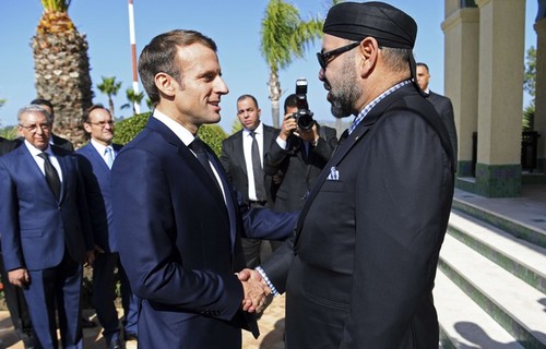 Maroc: Emmanuel Macron et le roi Mohammed VI inaugurent la nouvelle ligne à grande vitessetesse - ảnh 1