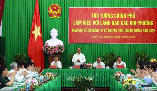 Nguyên Xuân Phuc travaille avec les provinces du delta du Mékong - ảnh 1