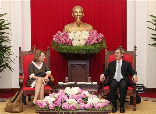 Nguyên Van Binh reçoit la co-présidente américaine du Forum des affaires du Vietnam - ảnh 1