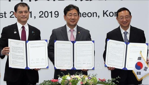 Séoul, Tokyo et Pékin se forgent une vision commune pour la coopération trilatérale - ảnh 1