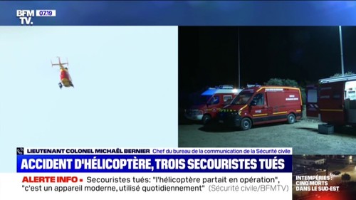 Intempéries en France : Cinq morts, dont trois secouristes tués dans un accident d’hélicoptère - ảnh 1