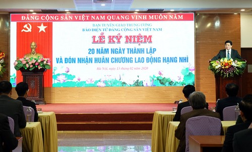 Le journal électronique du Parti communiste vietnamien souffle ses 20 bougies - ảnh 1