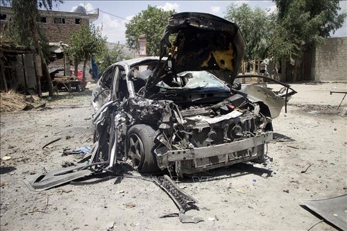 Afghanistan: au moins 17 personnes tuées dans un attentat à la voiture piégée - ảnh 1