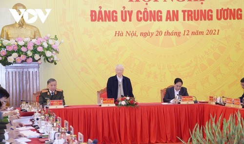 Nguyên Phu Trong à la conférence bilan du comité du Parti pour la Sécurité publique  - ảnh 1