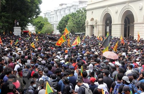 Sri Lanka: l’ex-Premier ministre Mahinda Rajapaksa et Basil Rajapaksa interdits de quitter le pays  - ảnh 1