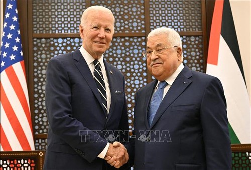 Joe Biden devrait annoncer des dons de 316 millions de dollars pour soutenir les Palestiniens  - ảnh 1