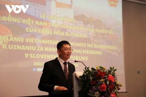 L’ambassade du Vietnam en Slovaquie félicite la communauté vietnamienne d’avoir été reconnue «minorité ethnique» du pays - ảnh 1