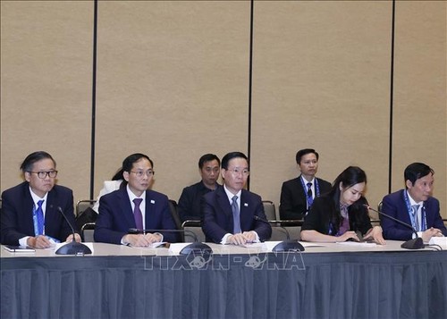 Vo Van Thuong rencontre les représentants de l’Alliance d’entreprises États-Unis-APEC - ảnh 1