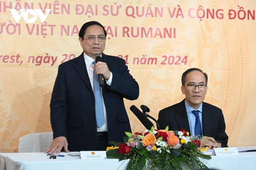 Pham Minh Chinh entame sa visite officielle en Roumanie - ảnh 1
