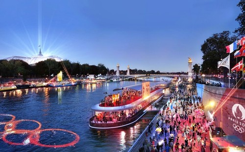 JO Paris 2024: Réduction drastique du public pour la cérémonie d'ouverture - ảnh 1