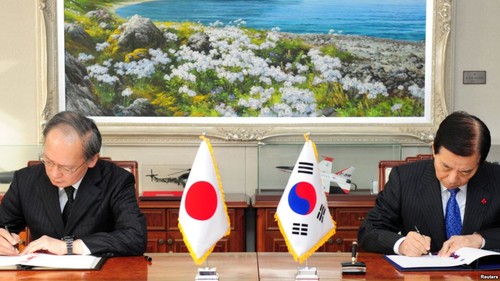 South Korea, Japan directly exchange intelligence for first time - ảnh 1