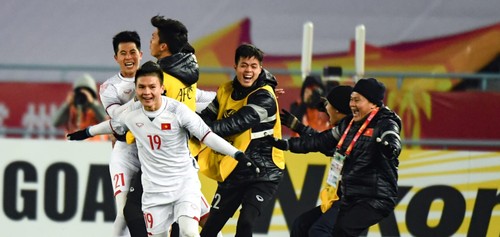 Beating Qatar in semi-finals, Vietnam make miracle at AFC U23 Championship - ảnh 1