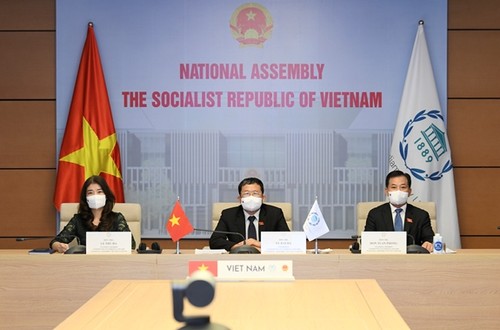 Vietnam attends IPU's virtual meeting on peace, security issues - ảnh 1
