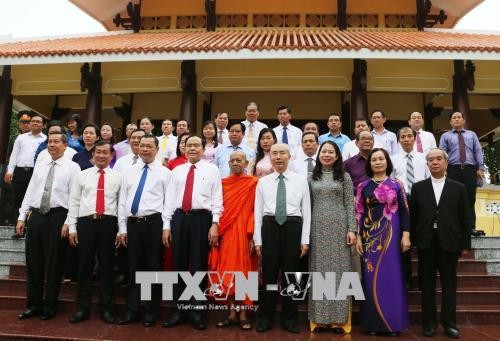 Trân Thanh Mân rend hommage au président Tôn Duc Thang - ảnh 1