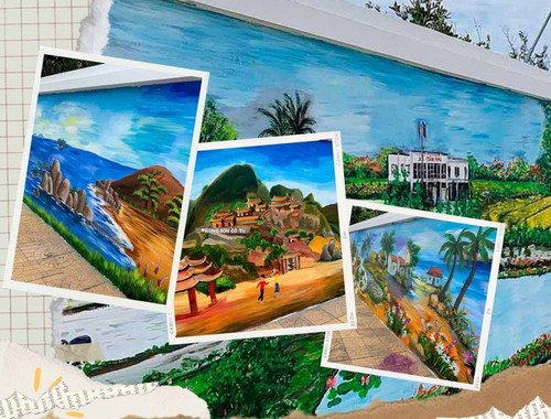 La plus longue fresque murale du Vietnam - ảnh 2