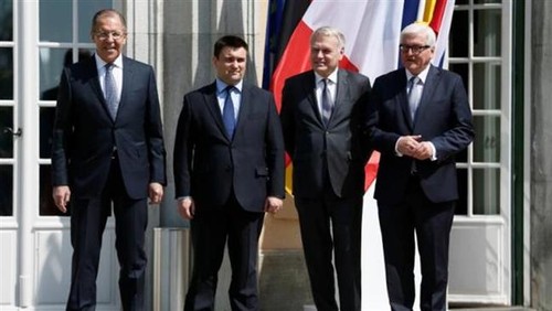 Normandy format agrees on security measures in eastern Ukraine - ảnh 1