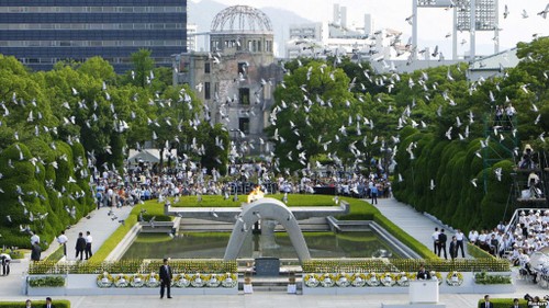 Japan marks 71st anniversary of Hiroshima atomic bombing  - ảnh 2
