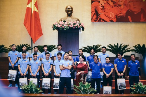 NA Chairwoman praises Vietnam U23’s excellent performance - ảnh 1