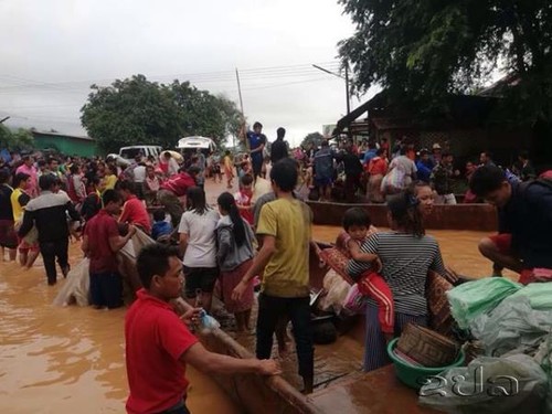 Hundreds missing after hydropower dam collapses in southeast Laos - ảnh 1