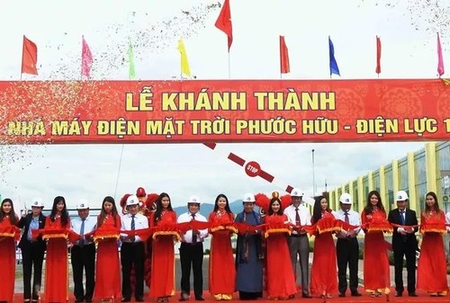 Major solar power plant inaugurated in central Vietnam - ảnh 1