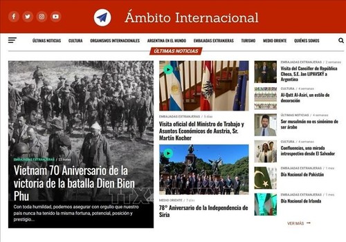 Argentine press highlights Dien Bien Phu Victory - ảnh 1