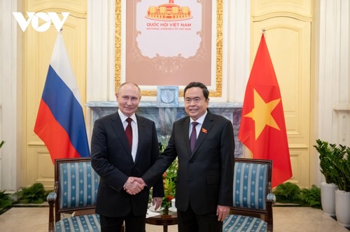 Ketua Majelis Nasional Tran Thanh Man Beraudiensi kepada Presiden Rusia V Putin - ảnh 1