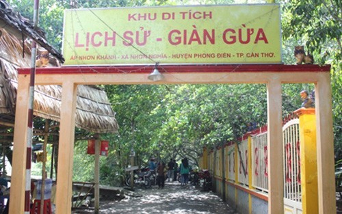 건터 (Cần Thơ)시 풍디엔 (Phong Điền)현 잔그어 (Giàn Gừa) 역사유적지 - ảnh 1