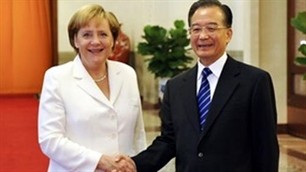 Bundeskanzlerin Angela Merkel zu Gast in China - ảnh 1