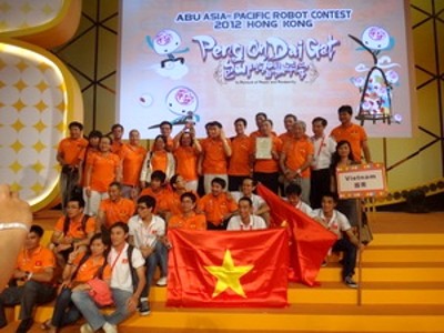 Vietnam belegt 2. Platz beim Asien-Pazifik-Roboterwettbewerb in Hong Kong - ảnh 1